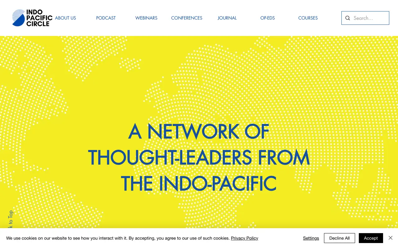 Indo-Pacific Circle — A publishing platform for a geopolitics policy institute